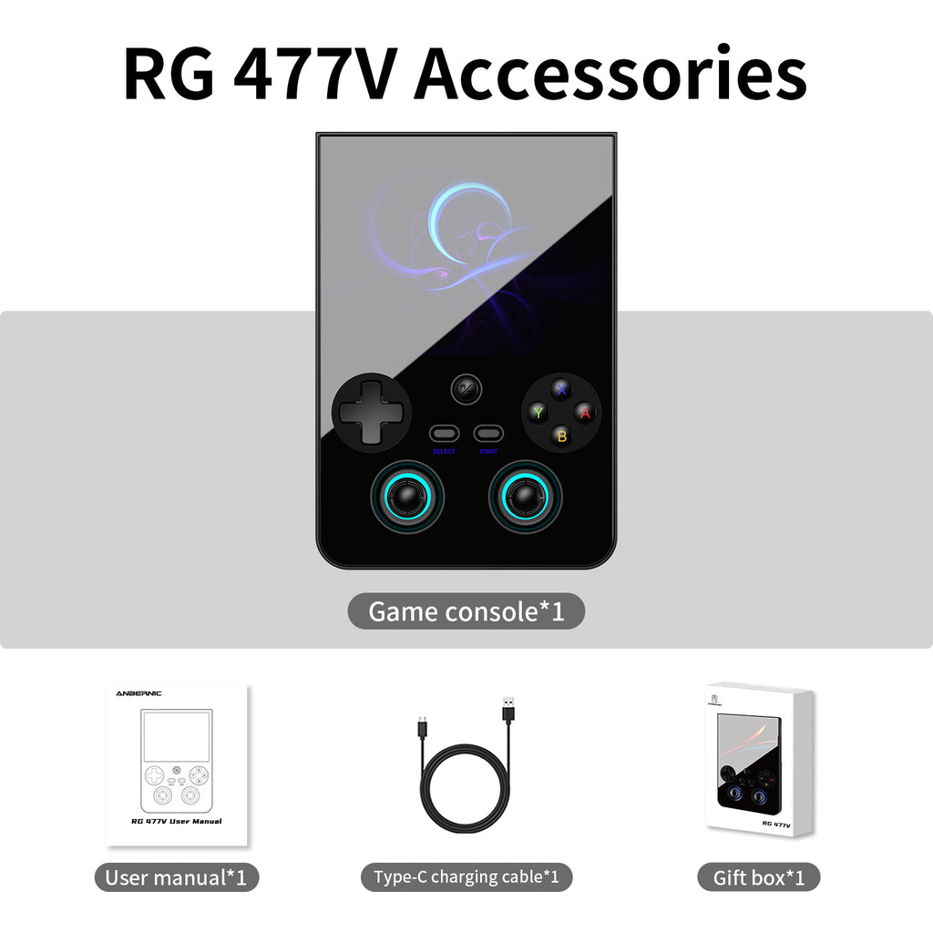 Anbernic RG477V 4.7-Inch Full-Screen Vertical Handheld Game Console