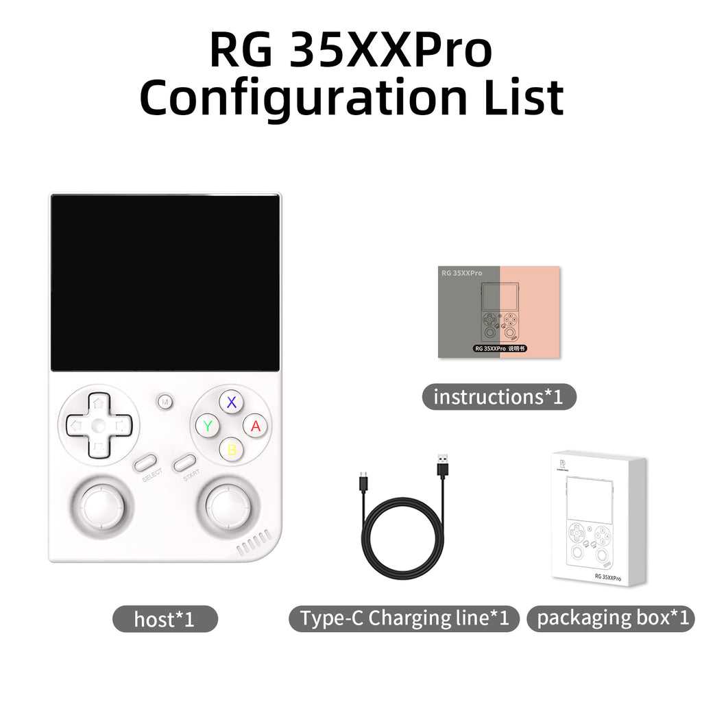 Anbernic RG35XXPro 3.5-Inch Vertical Retro Handheld Game Console