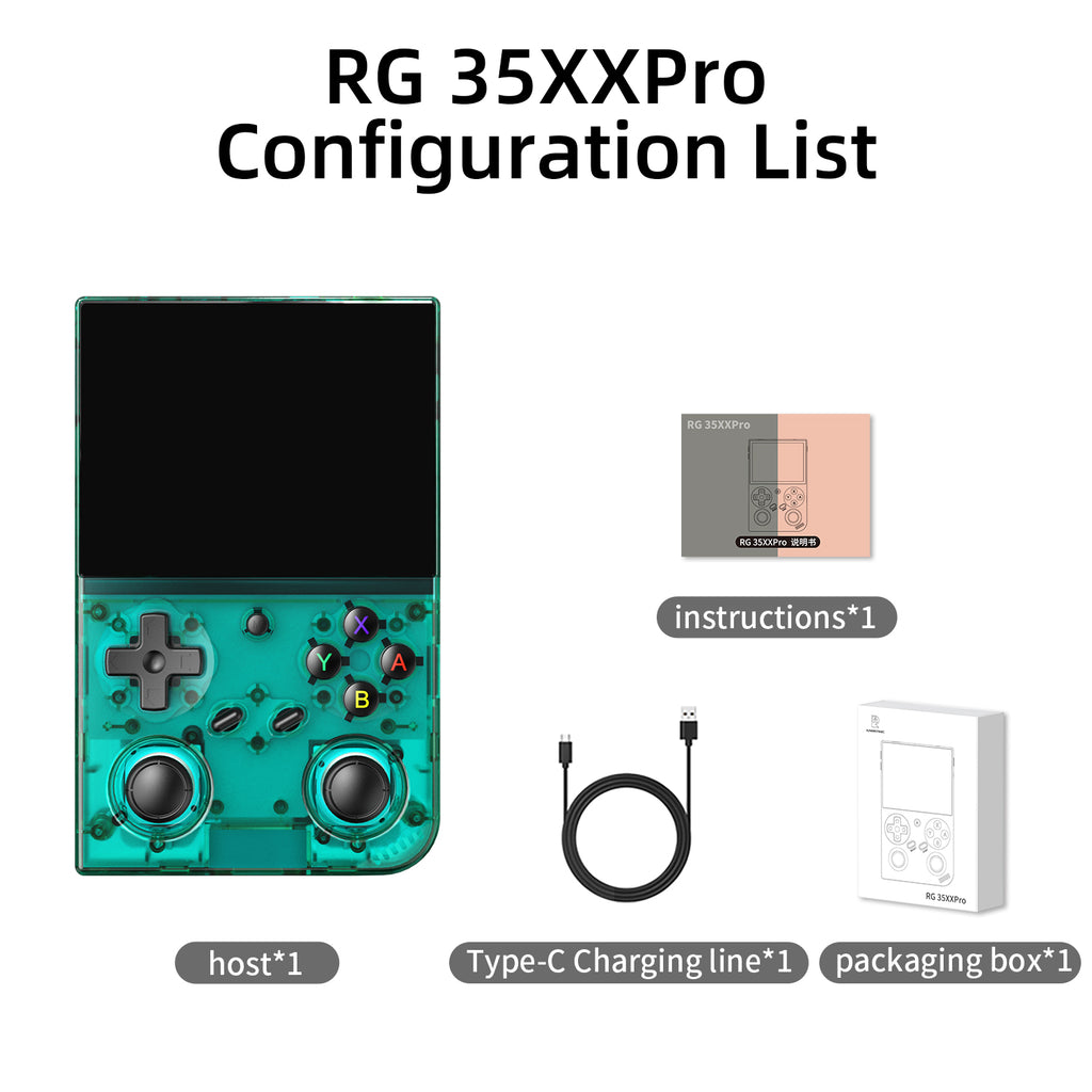 Anbernic RG35XXPro 3.5-Inch Vertical Retro Handheld Game Console