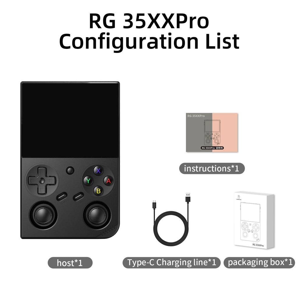 Anbernic RG35XXPro 3.5-Inch Vertical Retro Handheld Game Console