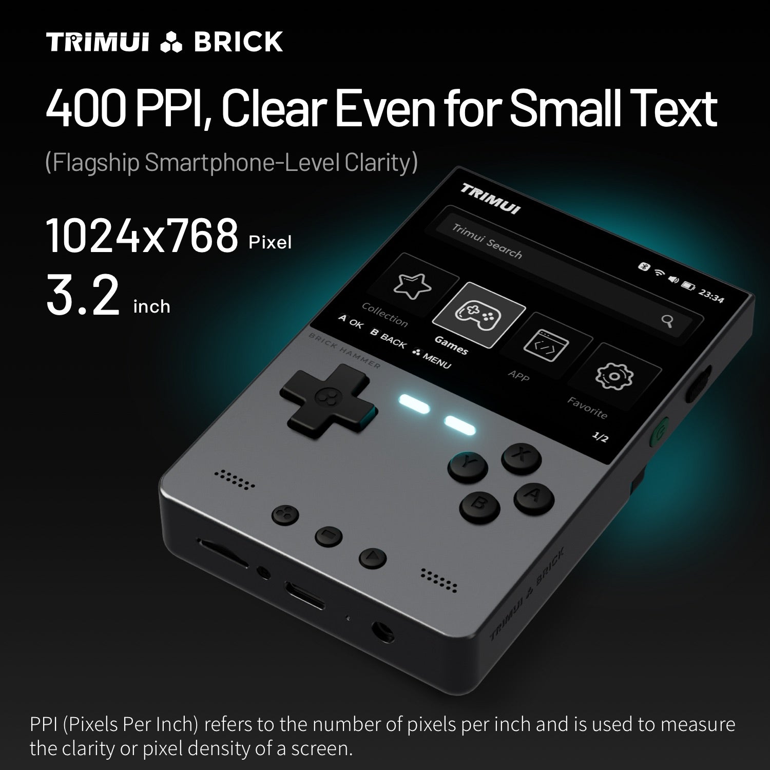 TRIMUI Brick Hammer Handheld Game Console – Playabxy