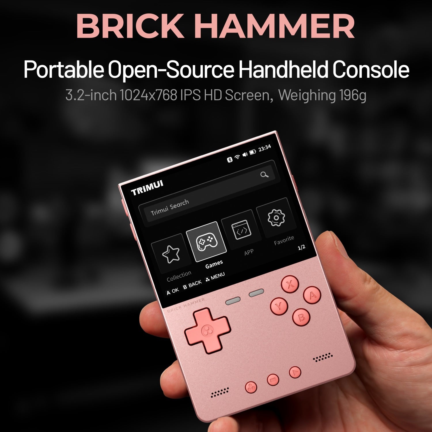 TRIMUI Brick Hammer Handheld Game Console
