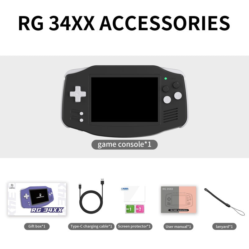 Anbernic RG 34XX Retro Handheld Game Console
