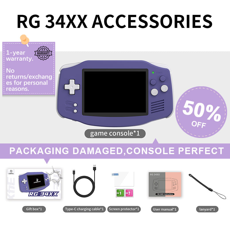 Anbernic RG 34XX Retro Handheld Game Console