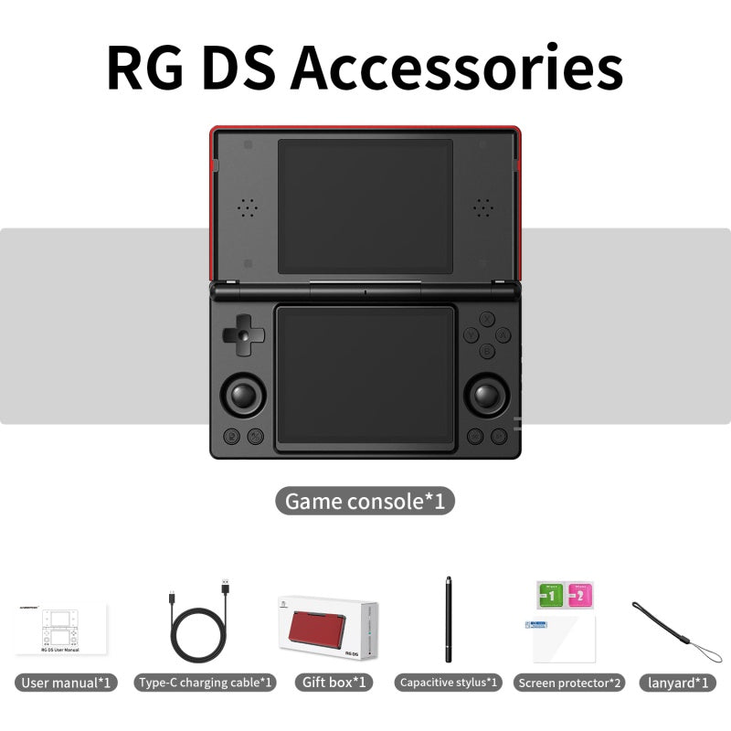 ANBERNIC RG DS Dual Screens Retro Handheld Game Console