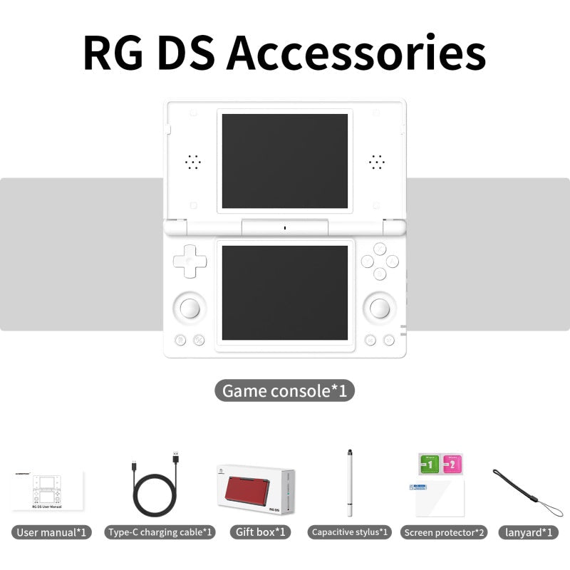 ANBERNIC RG DS Dual Screens Retro Handheld Game Console