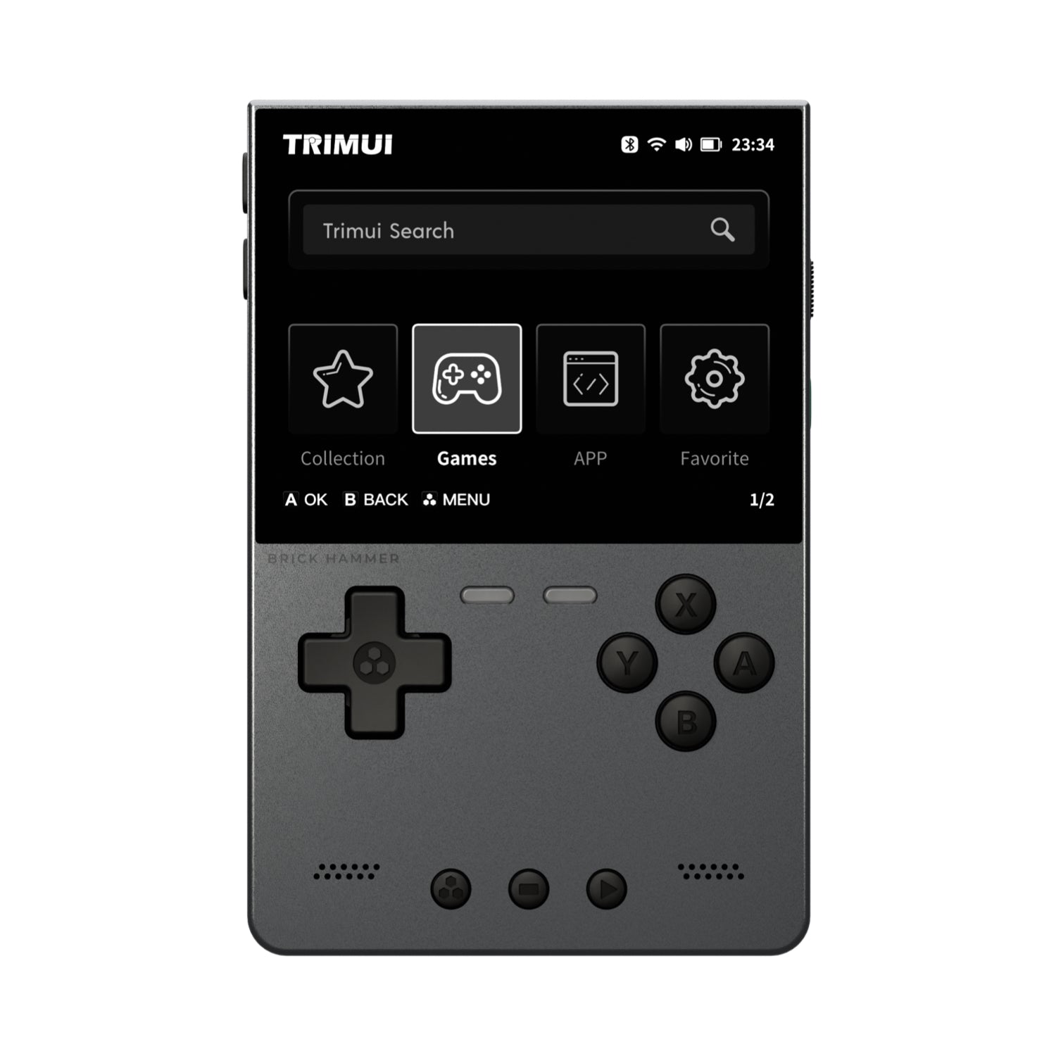 TRIMUI Brick Hammer Game Handheld Console-Black